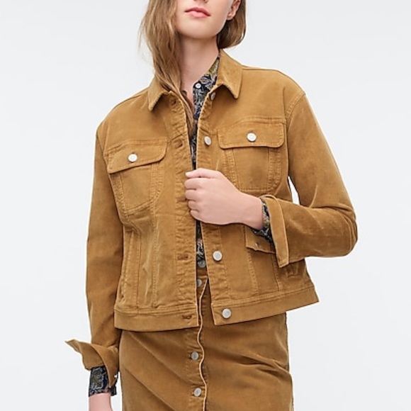 J.Crew Corduroy Jean Jacket Coat